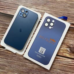 image-iPhone 14AG Frosted Glass Lens Film Case - Protective Cover 12