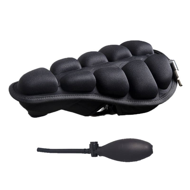 image-New bicycle cushion accessories mountain bike foldable inflatable airbag seat cushion cover saddle portable delivery inflator