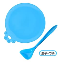 image-Silicone Pet Food Can Lid - Orange