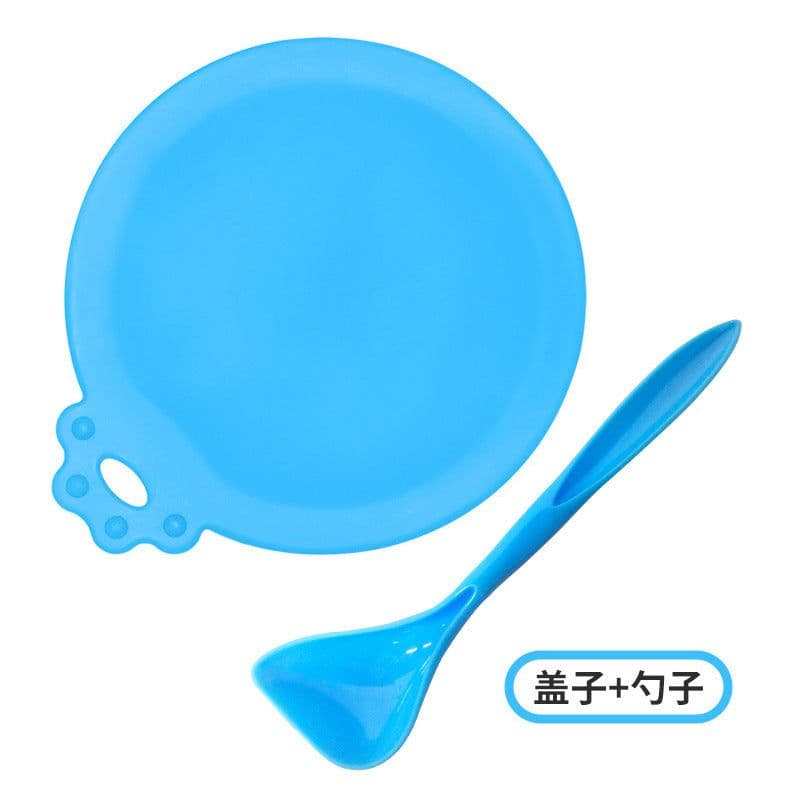 image-Silicone Pet Food Can Lid - Orange