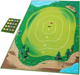 image-Golf Batting Mat - Casual Game Set 3 Clubs