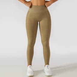 image-Yoga Pants Women High Waist Blue Purple L