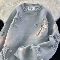 image-Men's Cotton Blend Sweater - Apricot Round Neck 3XL