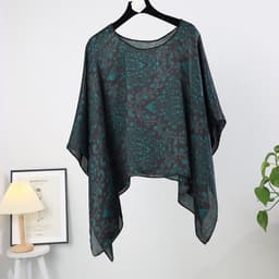image-Silk Scarf Shawl - Women's Summer Sunscreen Large