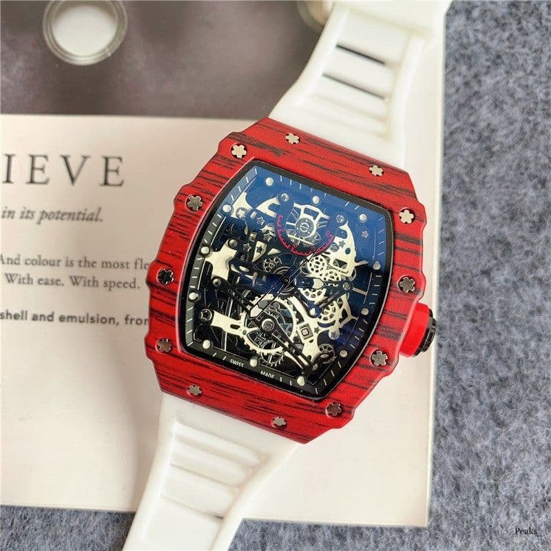image-Men's Casual Business Watch 43mm Stainless Steel Quart Dial