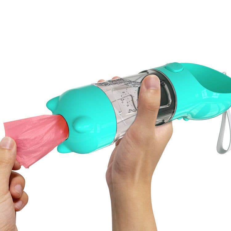 image-Jia Meng 300ml Pink Pet Water Cup - Outdoor Travel Kettle