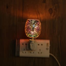 image-Manufacturers supply 3D aromatherapy wax melting lamp, fresh air, household aromatherapy stove, creative flameless electric wax melting device