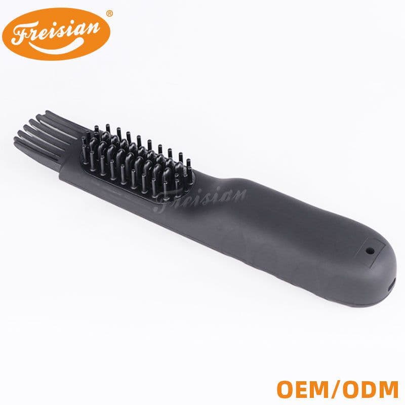 image-Men's Electric Beard Straightener Comb - USB Rechargeable