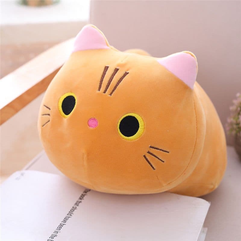 image-Cat Plush Toy Doll - White 50cm Soft