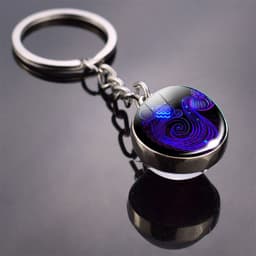 image-Constellation Keychain - Double-sided Glass Ball