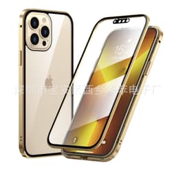 image-Suitable for Apple 13Pro privacy Magneto mobile phone case iPhone13Promax magnetic double-sided glass case