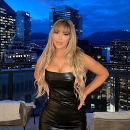 image-European Women's Leather Suspender Dress Skirt