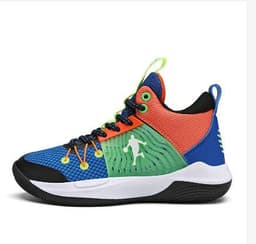 image-Boys' Breathable High-Top Basketball Shoes - Baolan Mesh (65 characters)