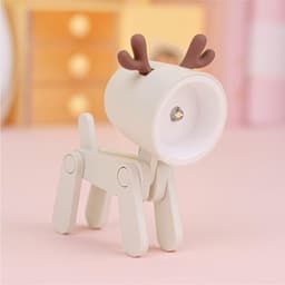 image-LED Night Light Pet Decoration Mini Phone Holder - Orange