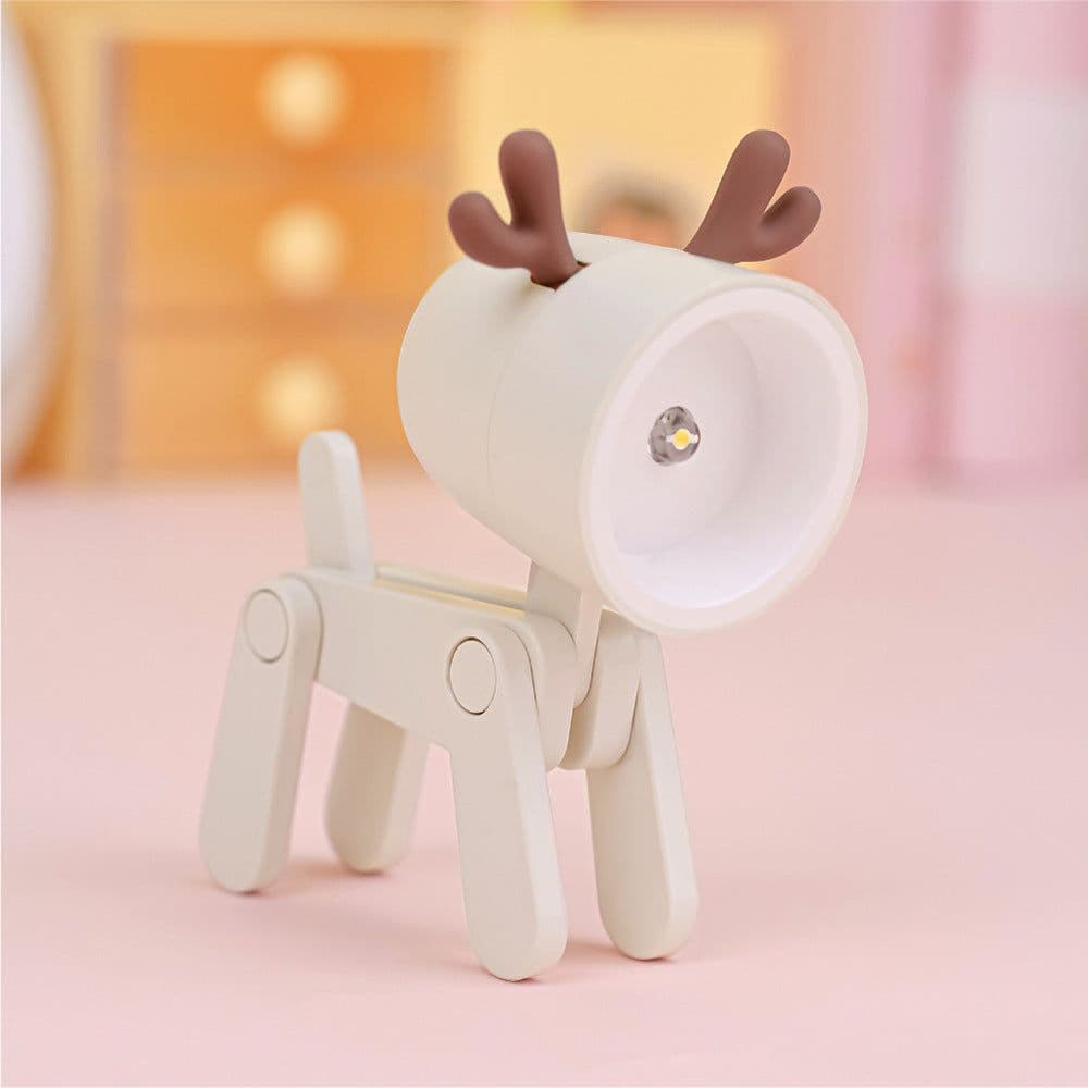image-LED Night Light Pet Decoration Mini Phone Holder - Orange