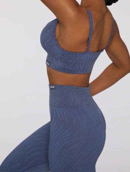 image-Chanel Yoga Set - Black Seamless Bra & Leggings L