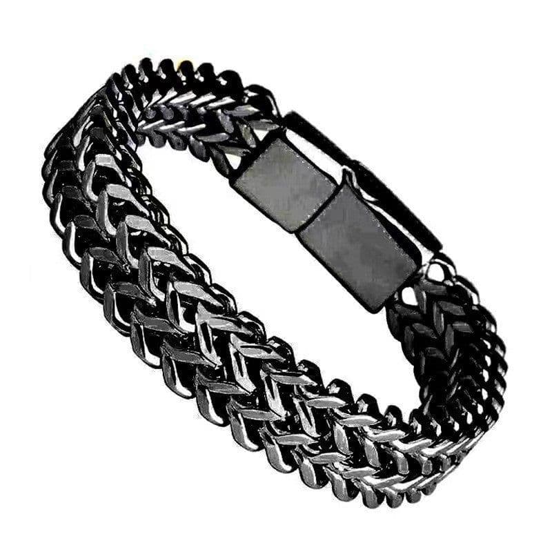 image-Hip-Hop Stainless Steel Men's Bracelet - Punk Style