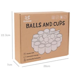 image-Wooden Bead Matching Game for Kids, 3-6 Years Color Recognition Toy