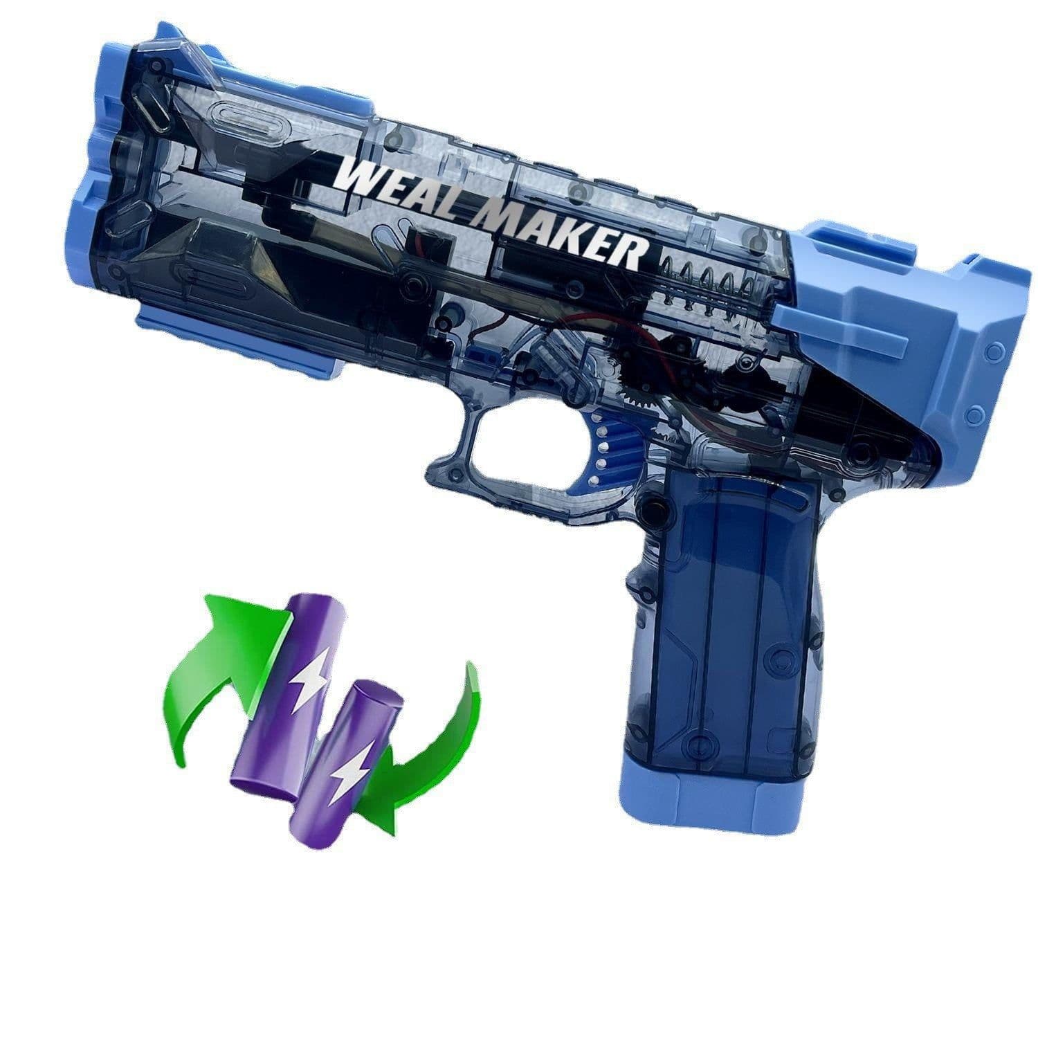 image-High-Pressure Electric Burst Water Gun - Large Capacity Water Toy for Boys