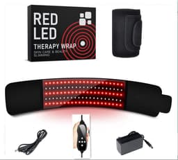 image-Red Light Therapy Belt 660/850nm Vibration Massage