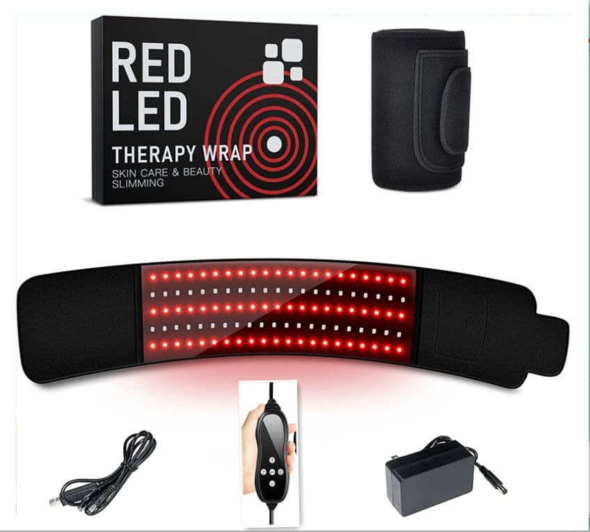 image-Red Light Therapy Belt 660/850nm Vibration Massage