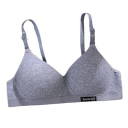 image-Meng Yaxin Korean Cotton School Bra - Green 38/85ABC No Steel
