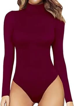 image-Women's Brown Polyester Jumpsuit - Long Sleeve XL