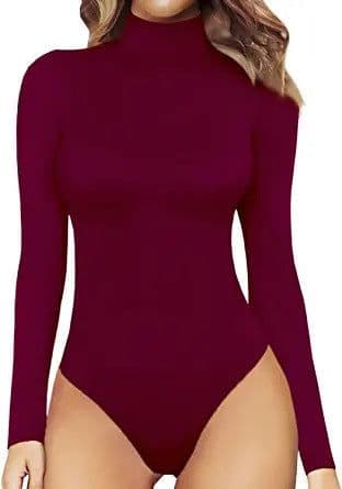 image-Women's Brown Polyester Jumpsuit - Long Sleeve XL