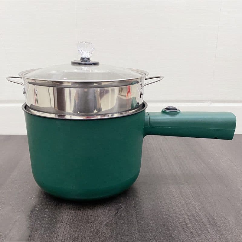 image-Electric Hot Pot - Stainless Steel Double Layer Non-Stick