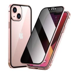 image-Suitable for iPhone14 mobile phone case Magneto Apple HD / anti-peep double-sided glass metal magnetic suction protective cover