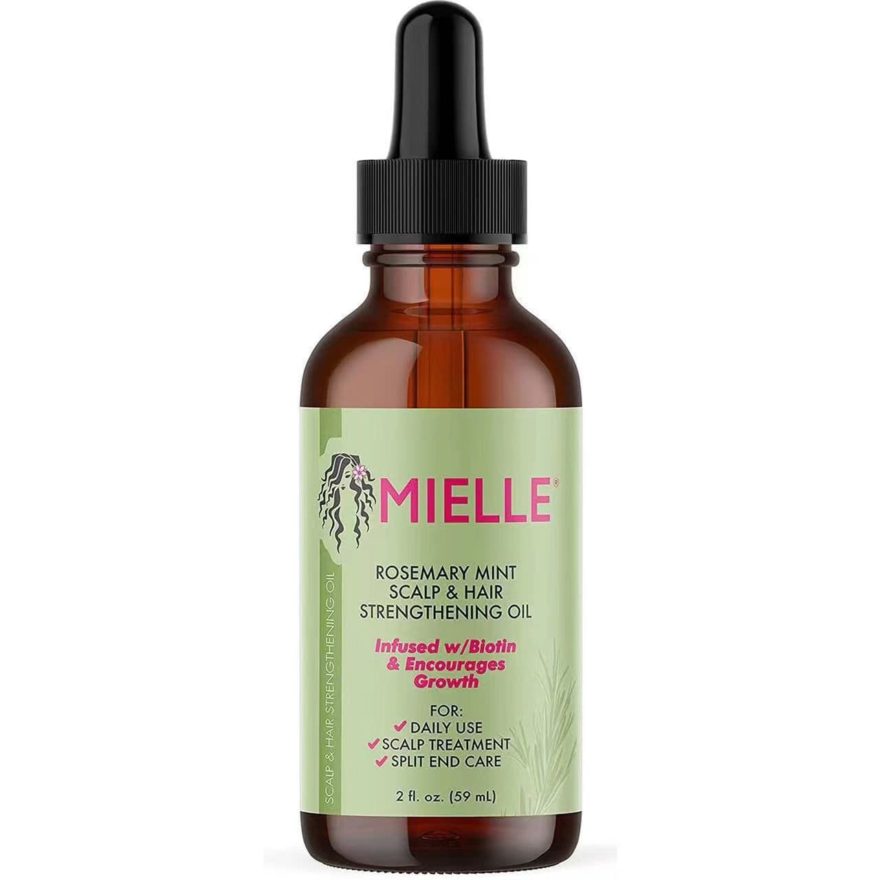 image-Mielle Rosemary Mint Strengthening Hair Oil 59ml