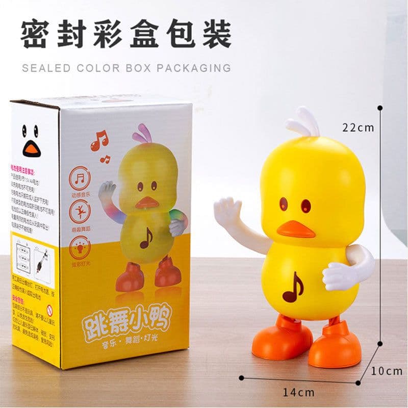image-Texi Talking Dancing Robot Duck Toy for Kids - Blue