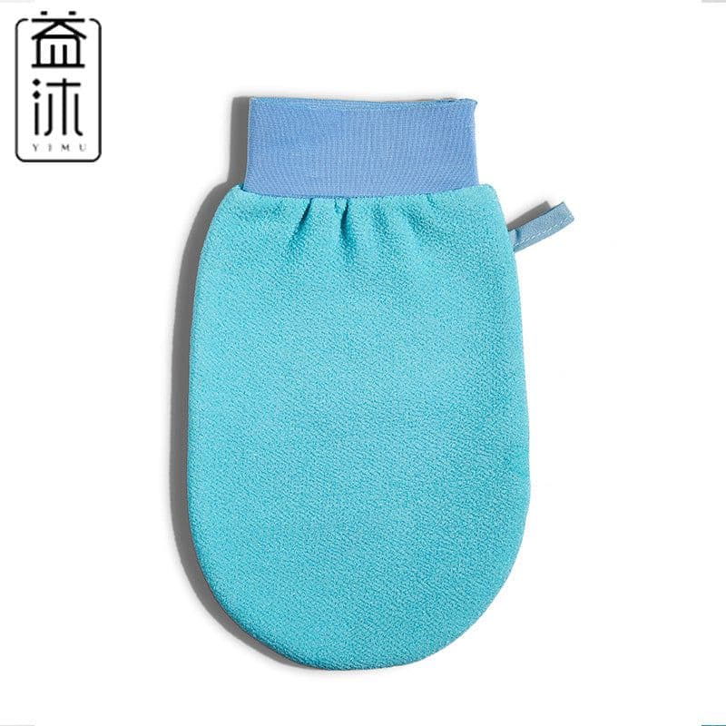 image-Yi Mu Bath Gloves - Black Viscose 14x21cm