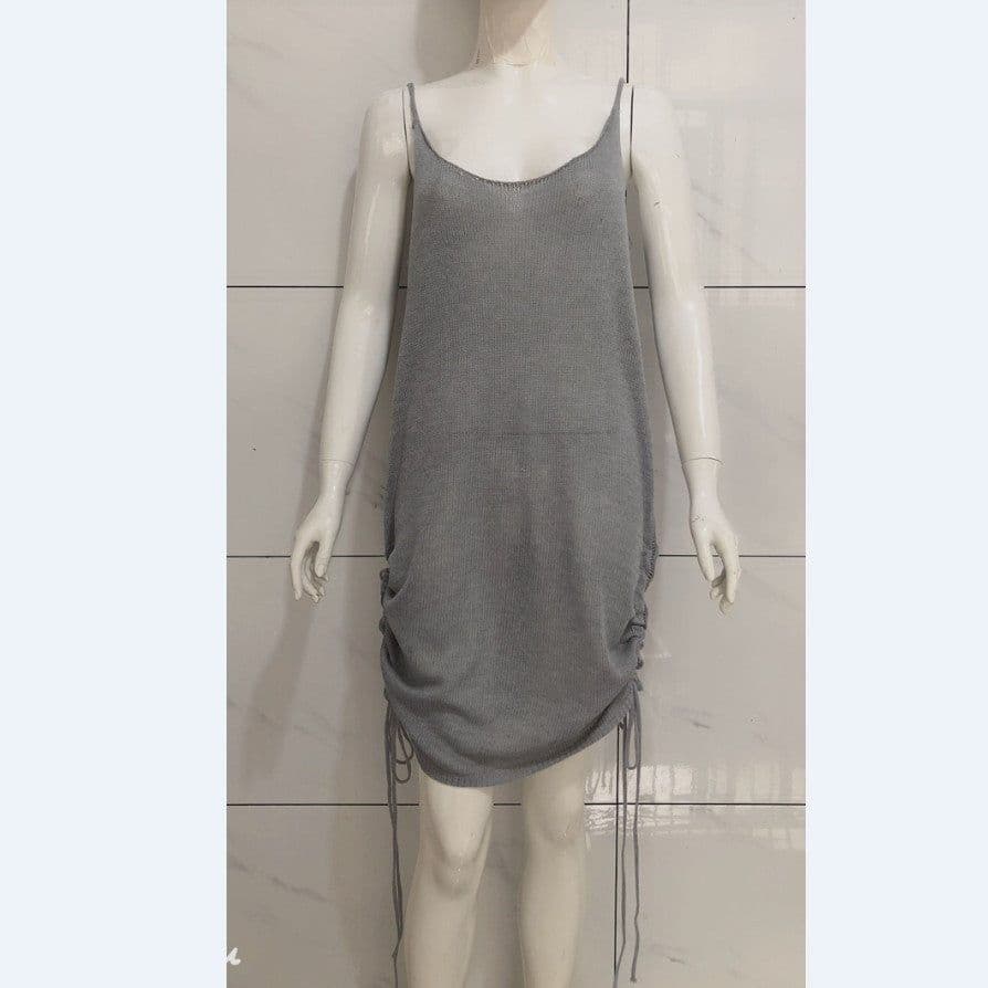 image-European Sleeveless Beach Dress - Women's Summer