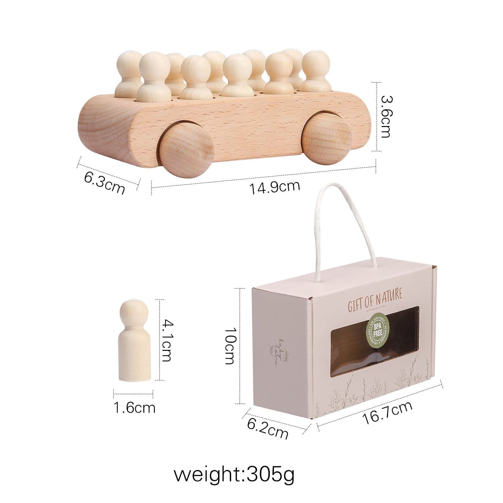 image-Baby Wooden Educational Toys - Color Matching
