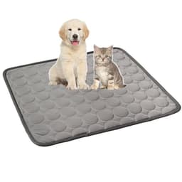 image-Pet Cooling Silk Mat for Cats & Dogs - Summer Cool Nest