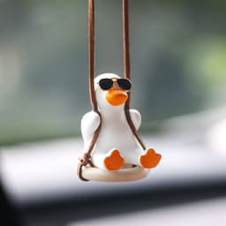 image-Swing Duck Car Pendant Aroma Diffuser