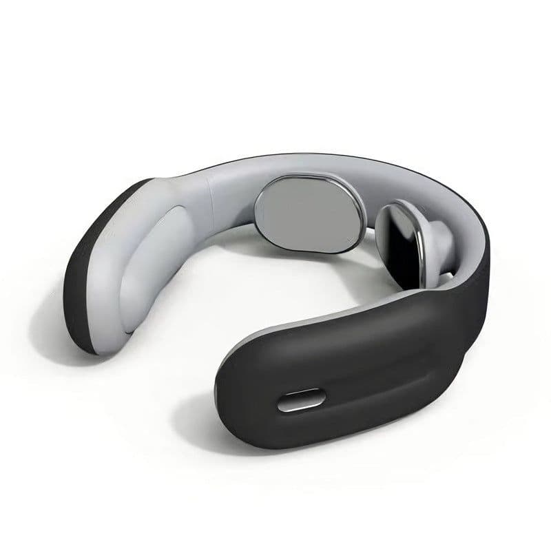 image-PGG D12 Smart Neck Massager - Black USB Physiotherapy Hot Compress