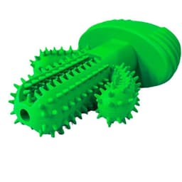 image-Gold Fishing Cactus Dog Chew Toy - Green Teeth Cleaning