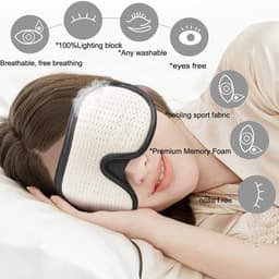 image-Foreign Trade 3D Sleeping Eye Mask - Breathable