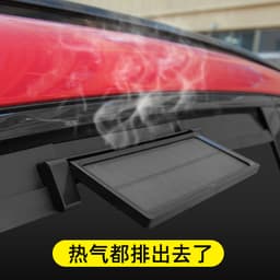 image-Car Solar Radiator Fan - White 75W