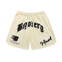 image-Men's American style high street letters towel embroidered shorts men and women ins tide brand street hip-hop couples loose wide legs