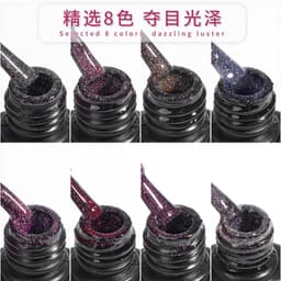 image-Reflective Starry Sky Nail Polish - Glitter Powder