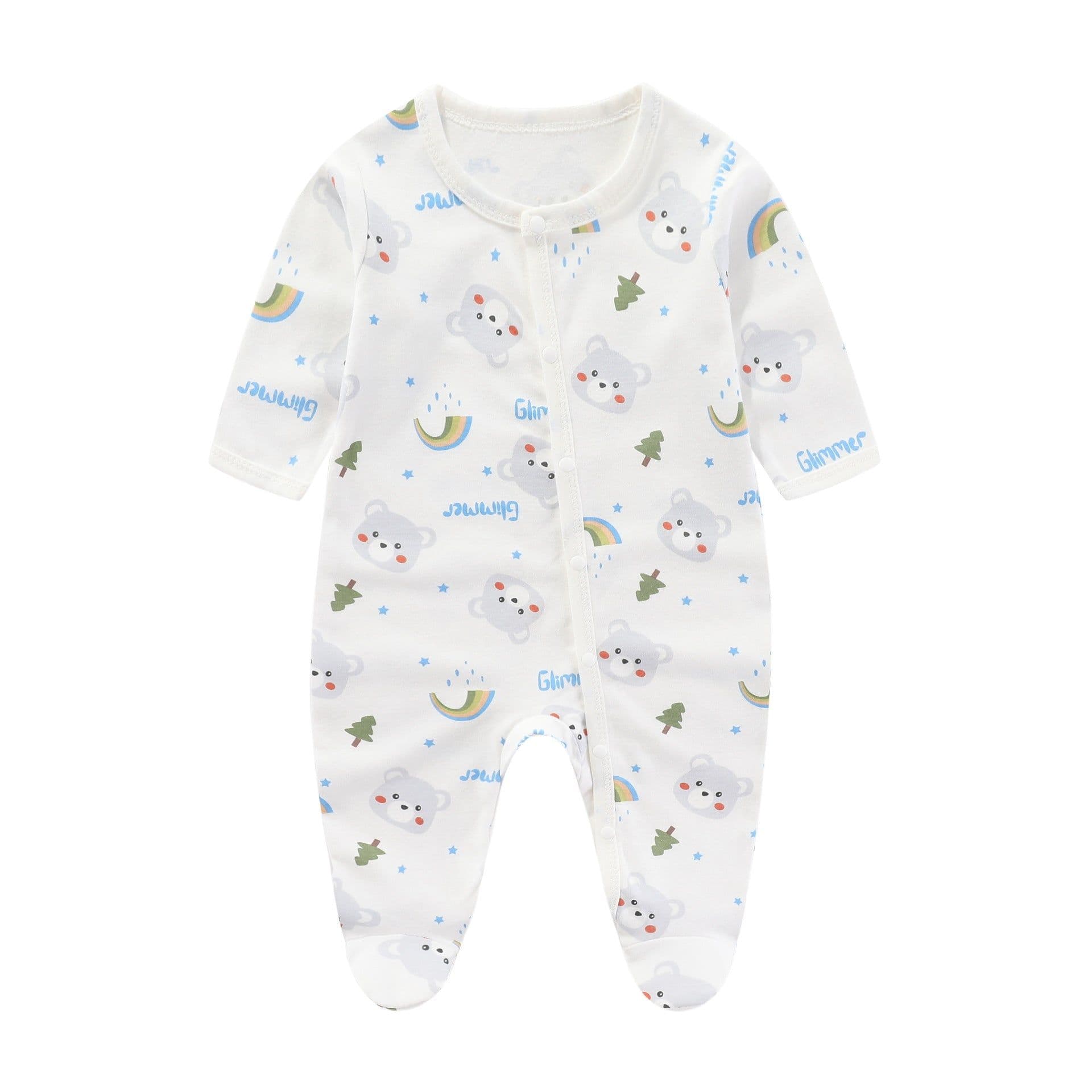 image-Baby Rabbit Newborn Cotton Jumpsuit - Long Sleeve
