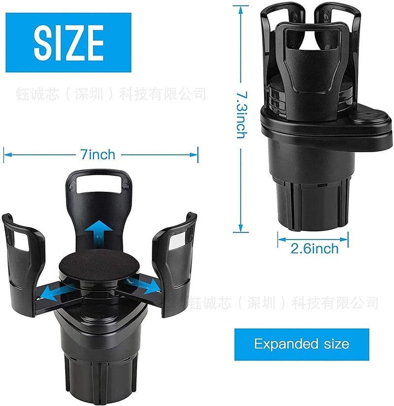 image-All Purpose Car Cup Holder and Organizer ashtray car beverage cup holder