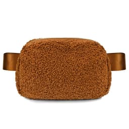 image-Autumn and winter LULU same outdoor sports plush running pocket sports Lulu lambswool pocket Messenger chest bag