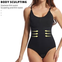 image-Shaping Camisole Nylon Black S Waist Cincher