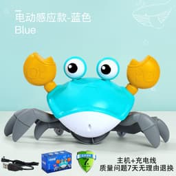 image-Sensor Escape Crab Toy - Orange Induction Interactive