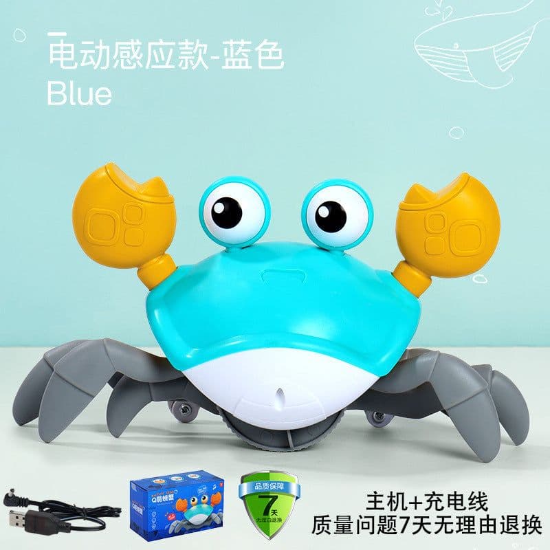 image-Sensor Escape Crab Toy - Orange Induction Interactive