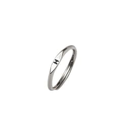 image-S925 Sterling Silver Letter Ring - Adjustable